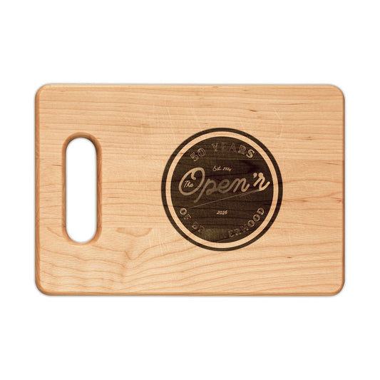 The Open'r 50th Anniversary Wooden Cutting Board
