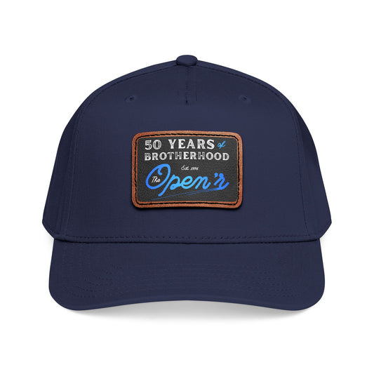 The Open'r 50 Year Anniversary Leather Patch hat
