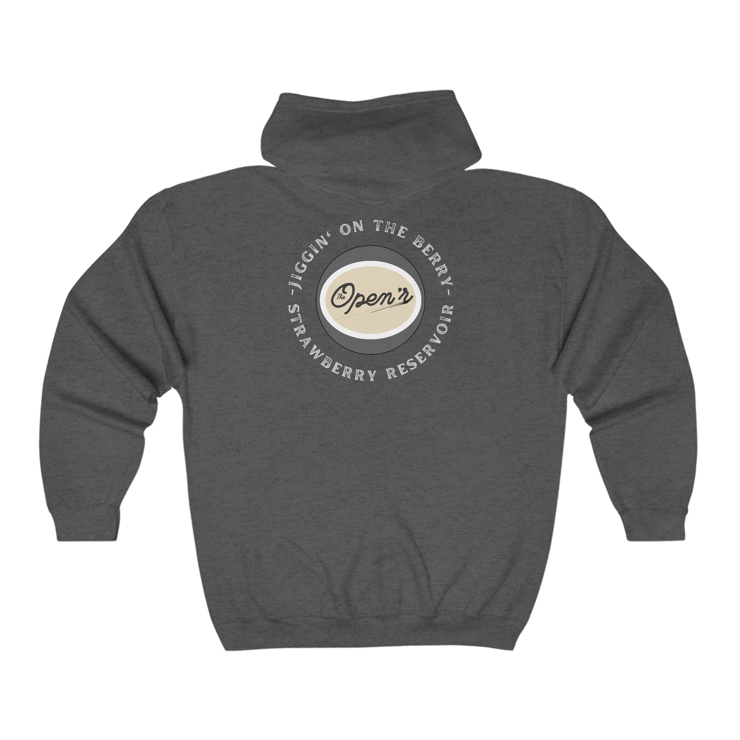 Unisex Heavy Blend Full Zip Open'r Hooded Sweatshirt