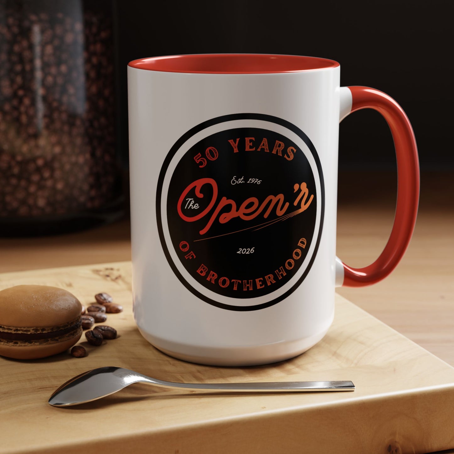 The Open'r 50 Year Anniversary 2-Tone Ceramic Mug