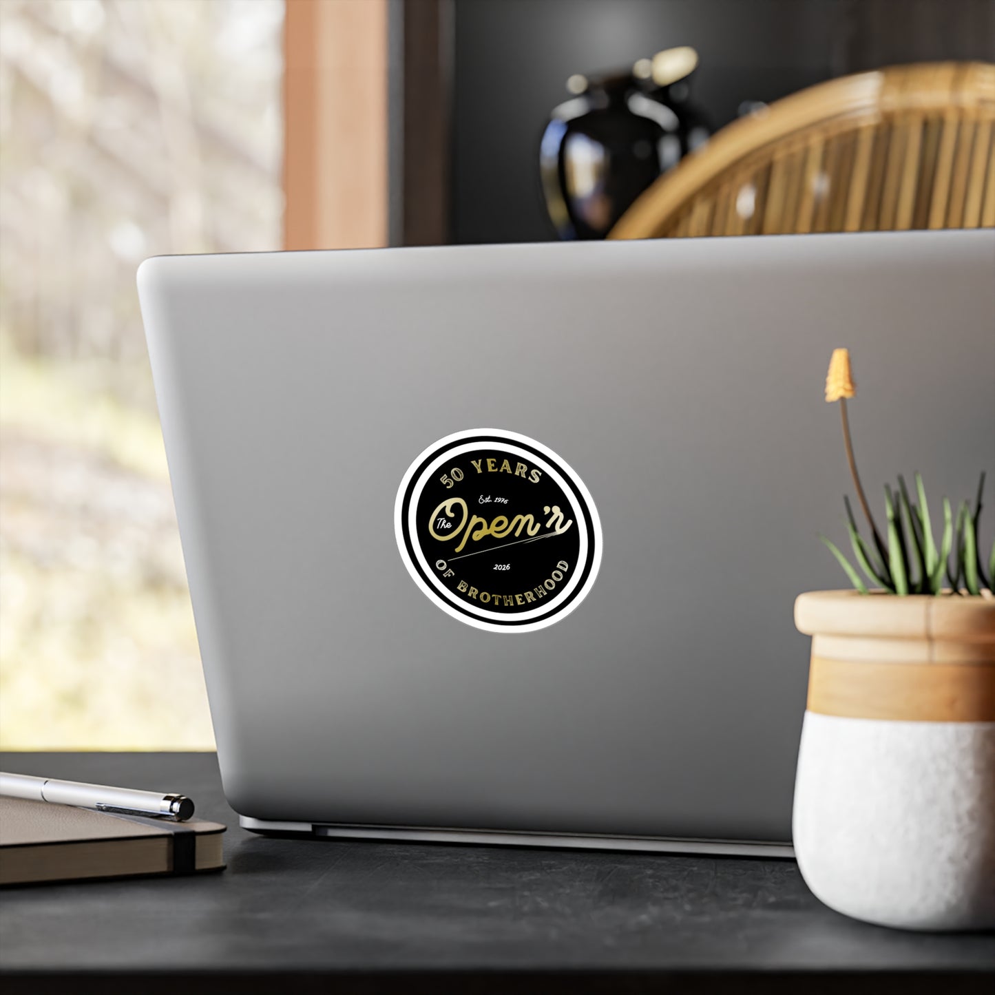 The Open'r 50 Year Anniversary Vinyl Decal Sticker