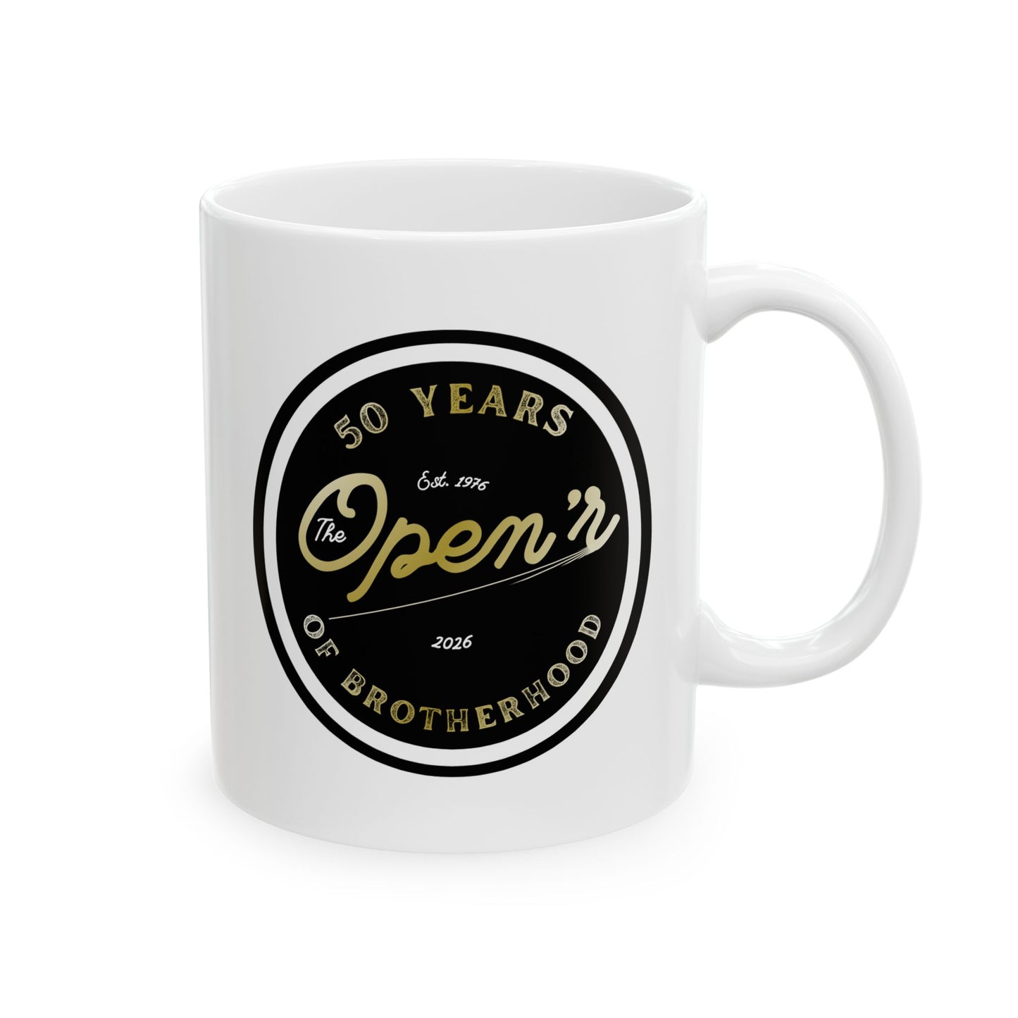 The Open'r 50 Year Anniversary Ceramic Coffee Cup