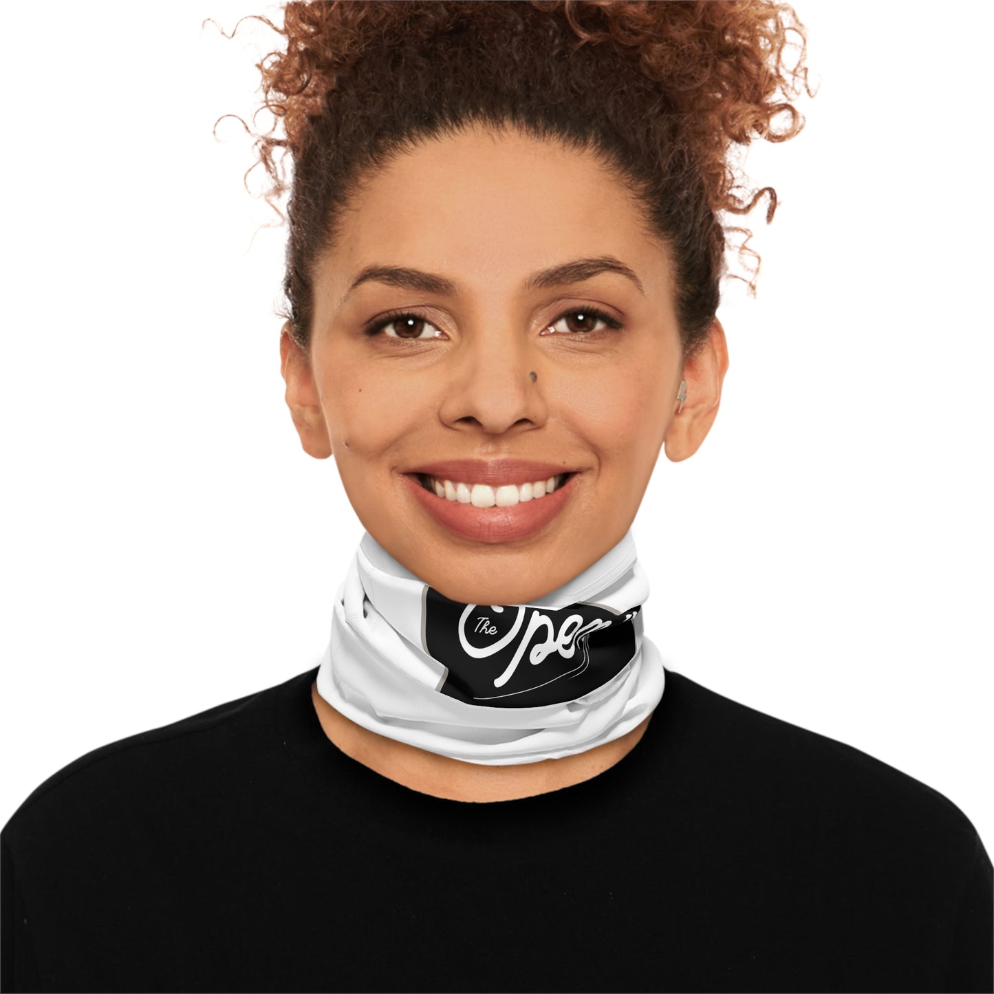 Winter Neck Gaiter With Drawstring
