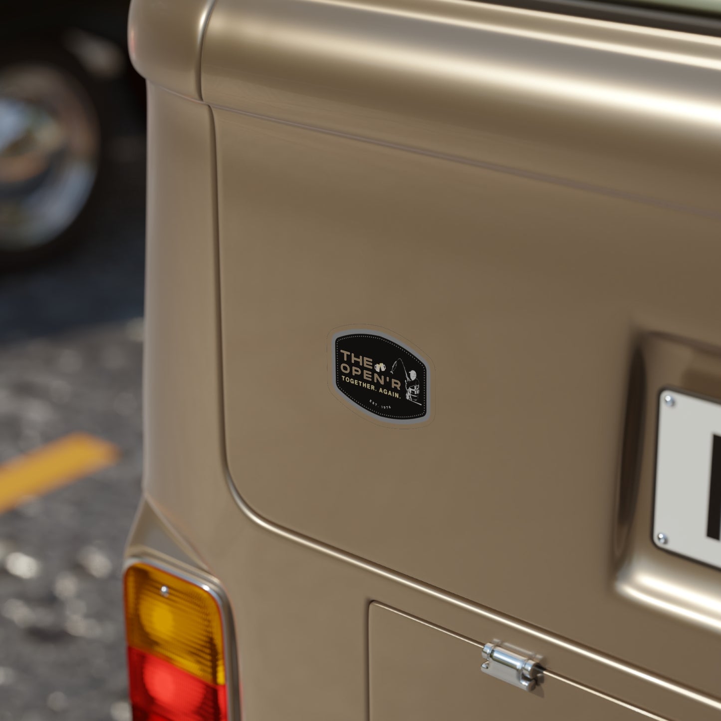The Open'r Transparent Outdoor Sticker (5 sizes)
