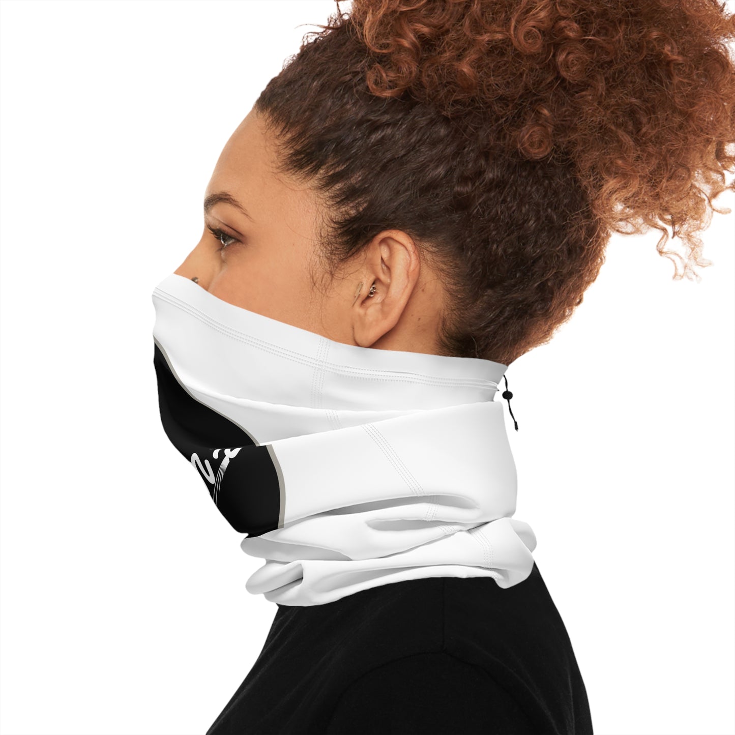Winter Neck Gaiter With Drawstring