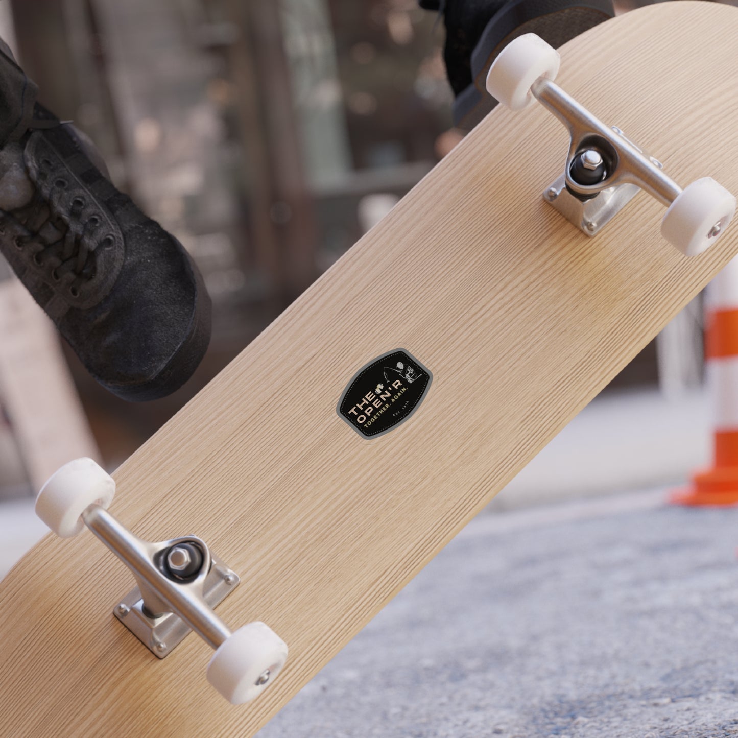 The Open'r Transparent Outdoor Sticker (5 sizes)