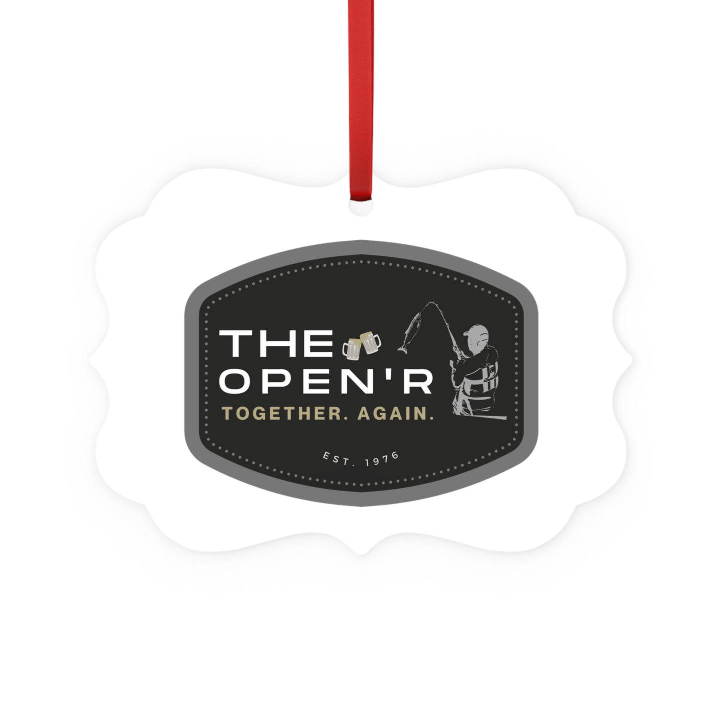 The Open'r Metal Plaque Ornament