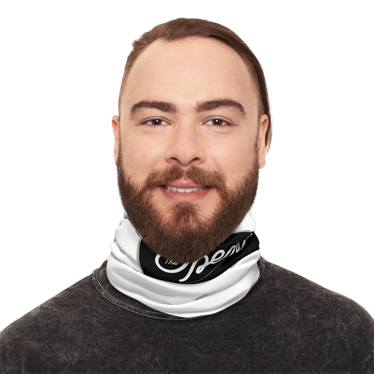 Winter Neck Gaiter With Drawstring