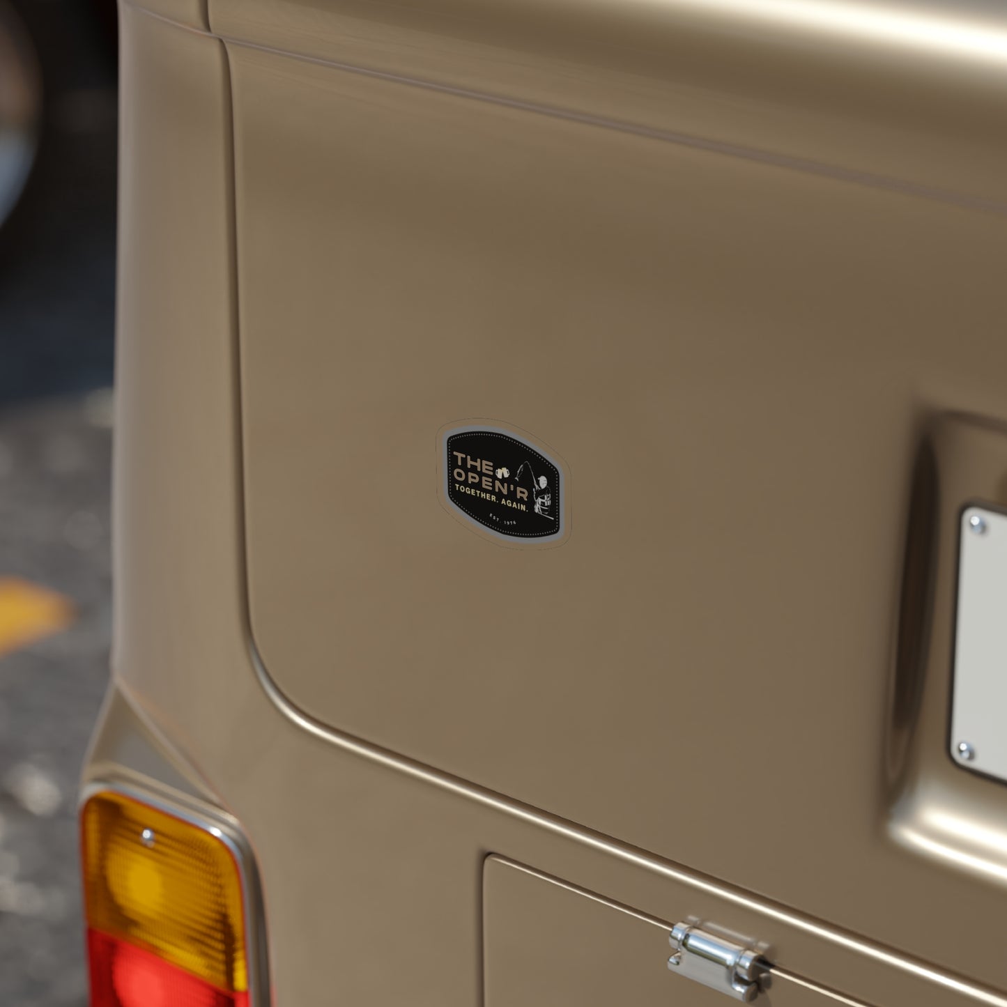The Open'r Transparent Outdoor Sticker (5 sizes)