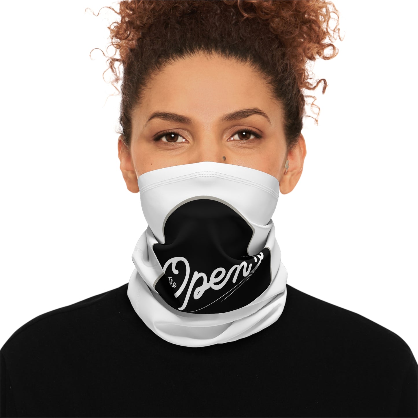 Winter Neck Gaiter With Drawstring