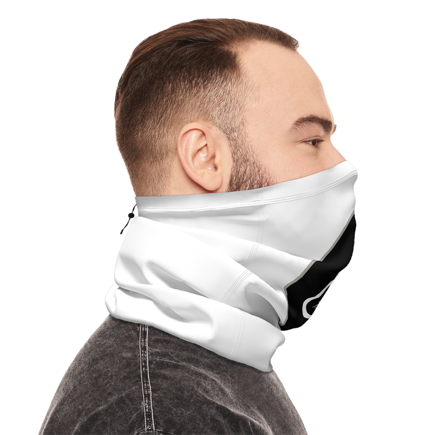 Winter Neck Gaiter With Drawstring
