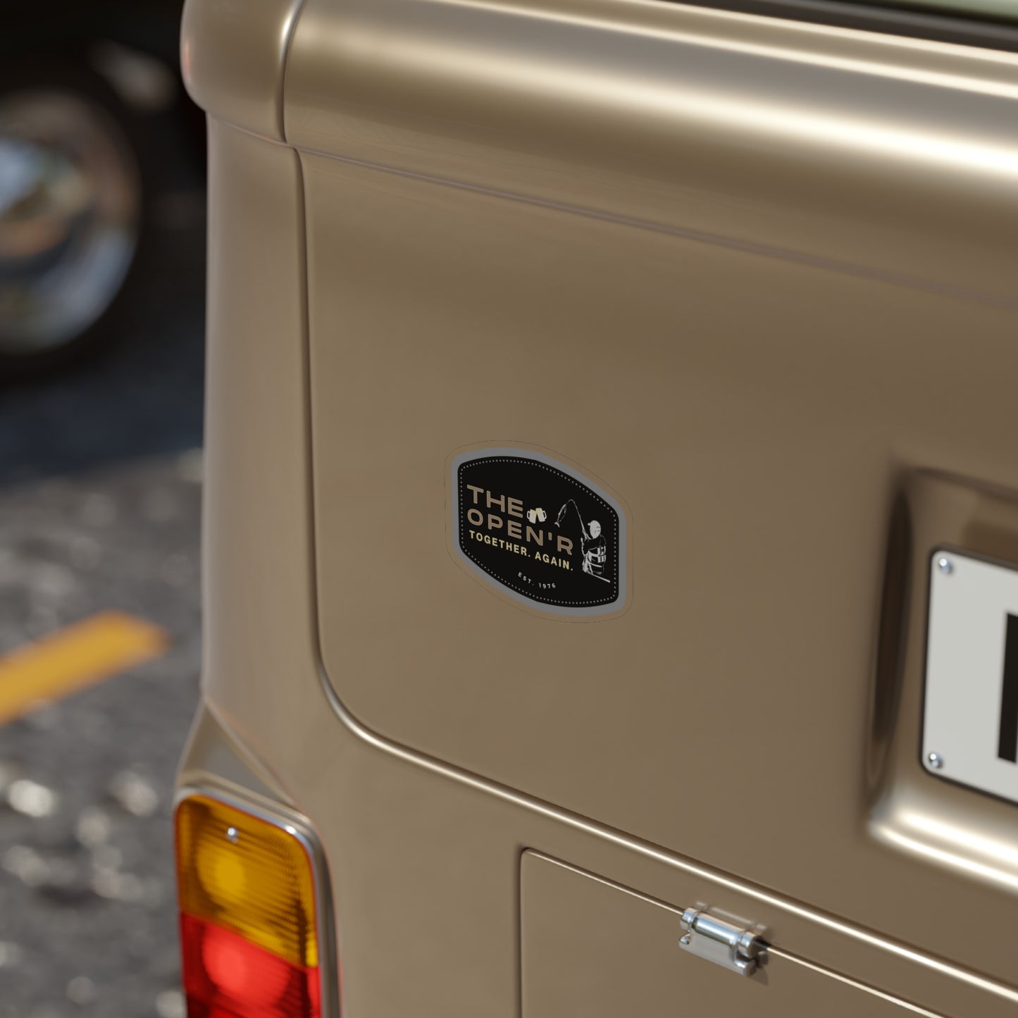 The Open'r Transparent Outdoor Sticker (5 sizes)