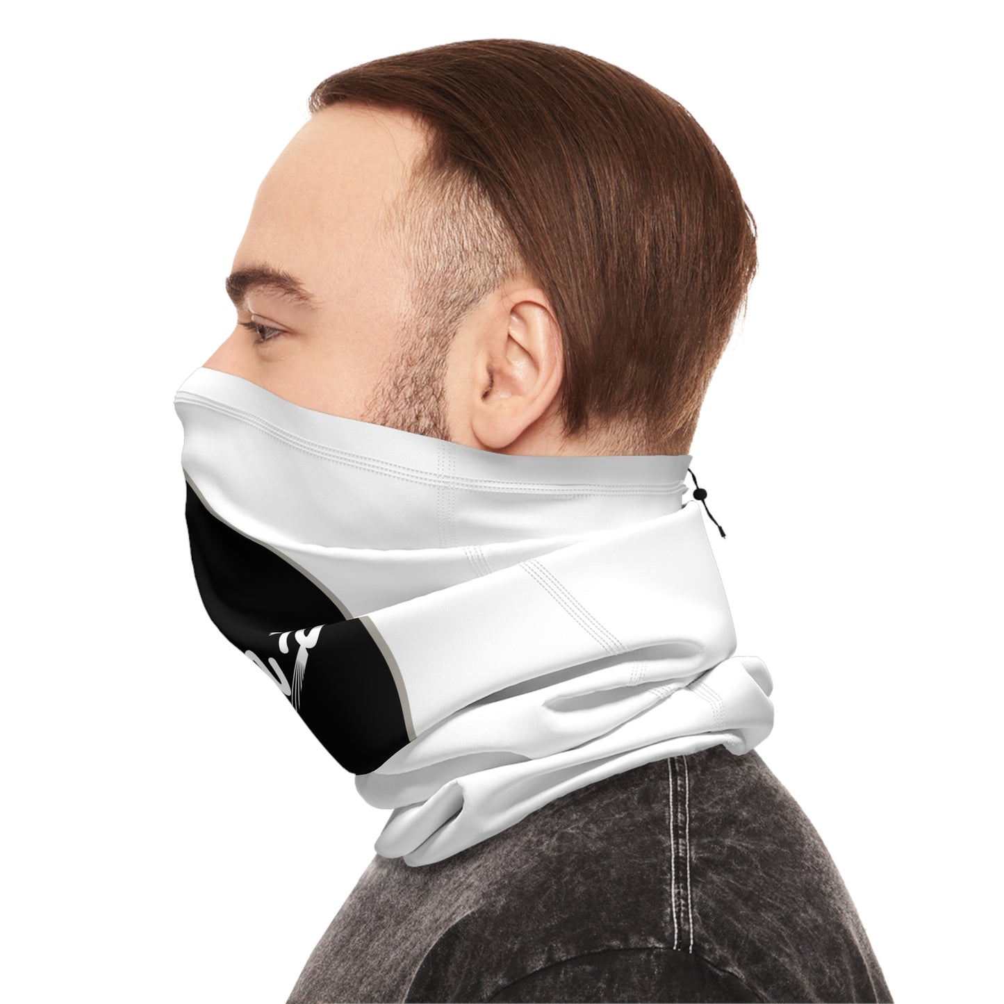 Winter Neck Gaiter With Drawstring