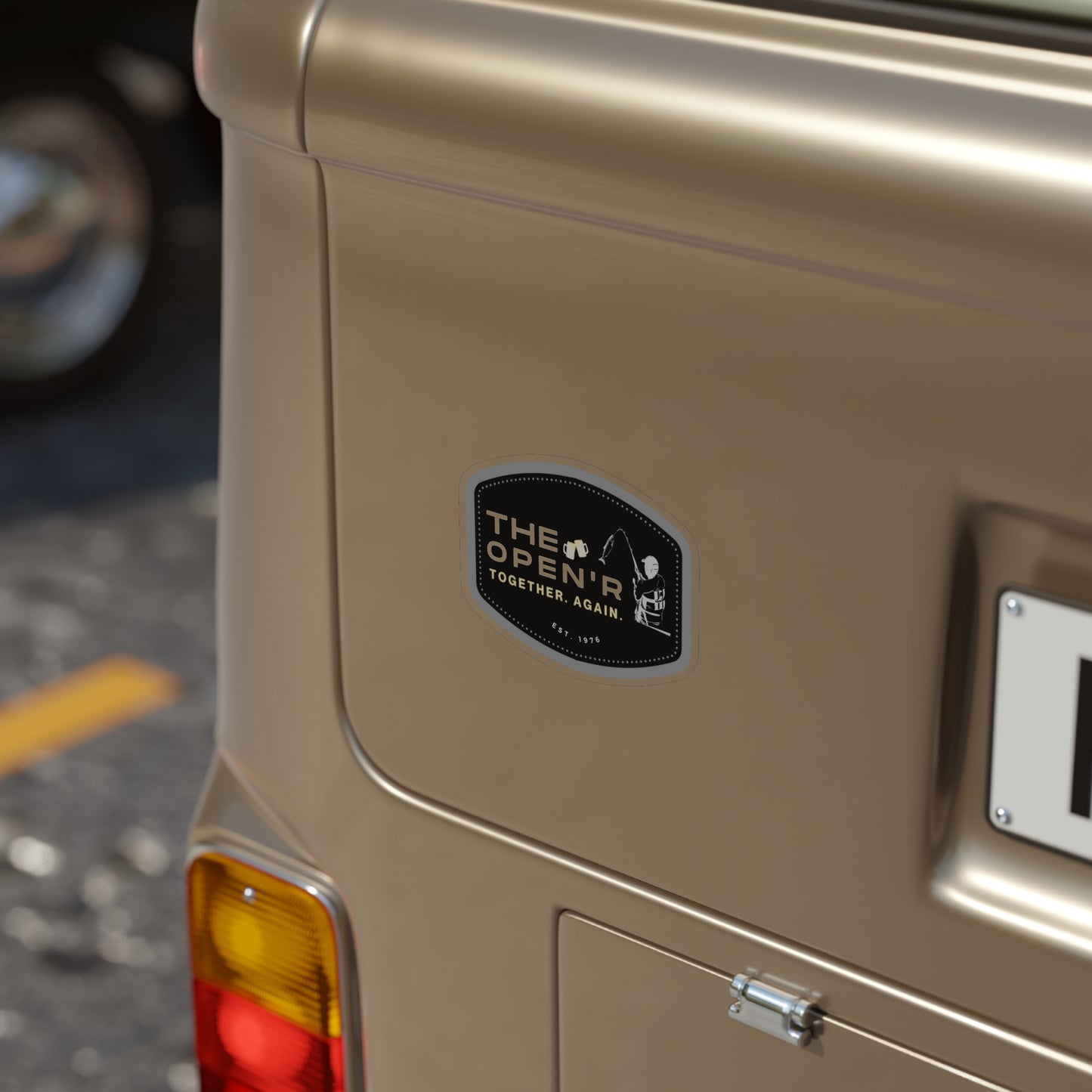 The Open'r Transparent Outdoor Sticker (5 sizes)