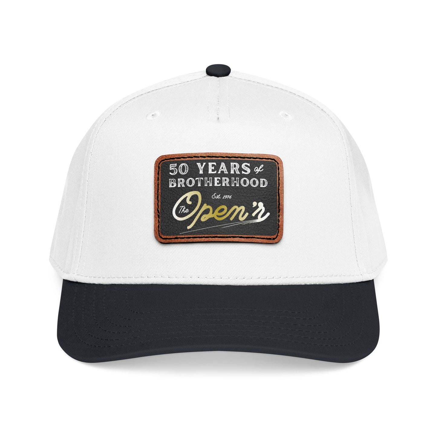 The Open'r 50 Year Anniversary Leather Patch hat