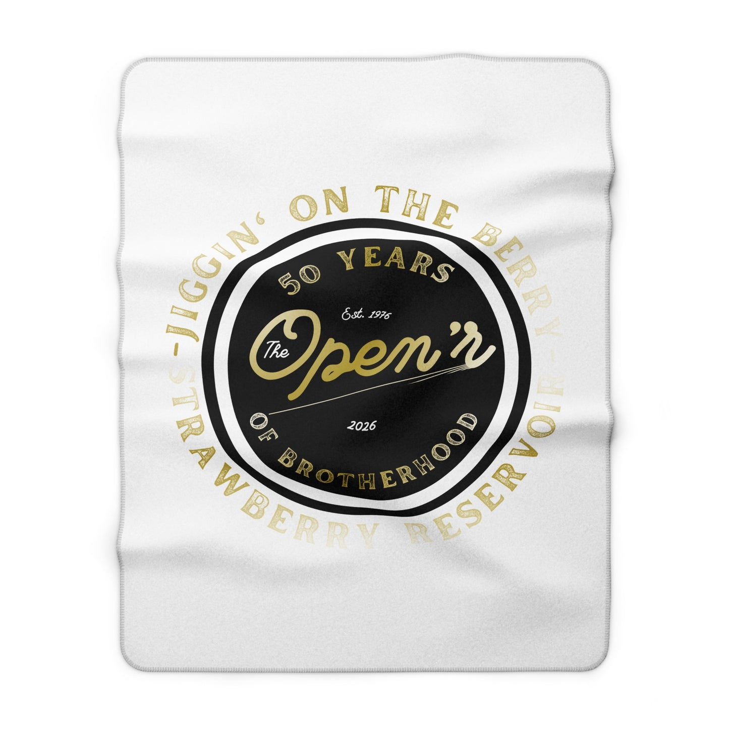 The Open’r 50 Years Anniversary Sherpa Blanket