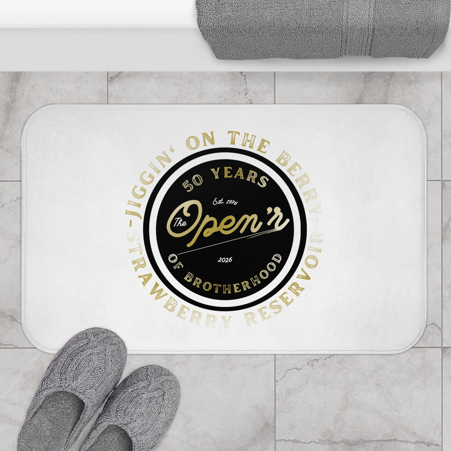 The Open'r 50 Year Anniversary Bath Mat