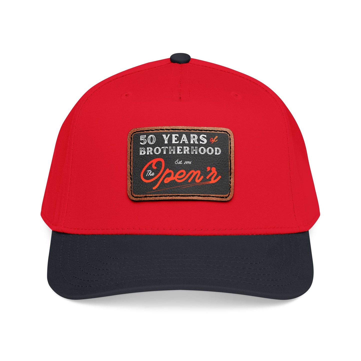 The Open'r 50 Year Anniversary Leather Patch hat