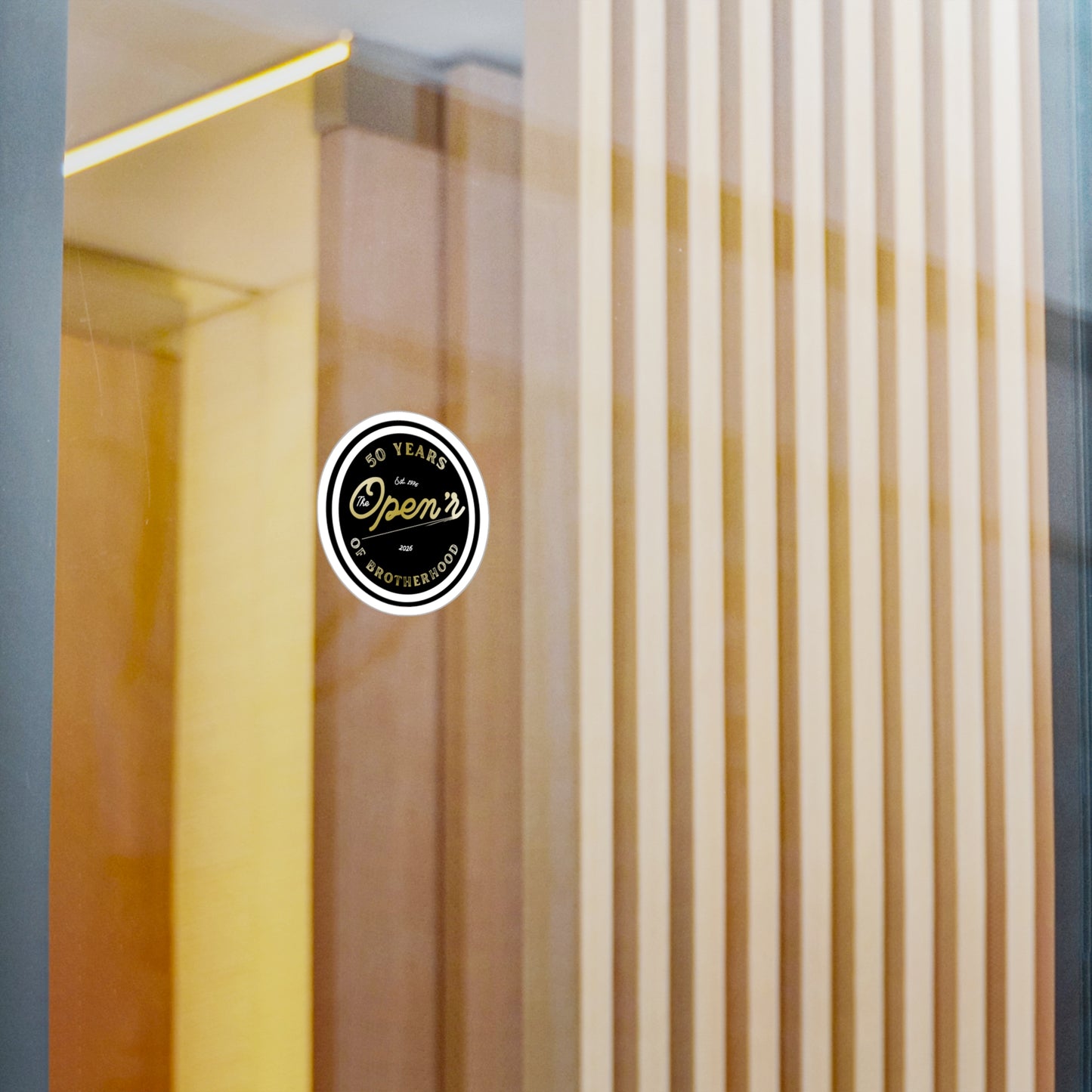The Open'r 50 Year Anniversary Vinyl Decal Sticker