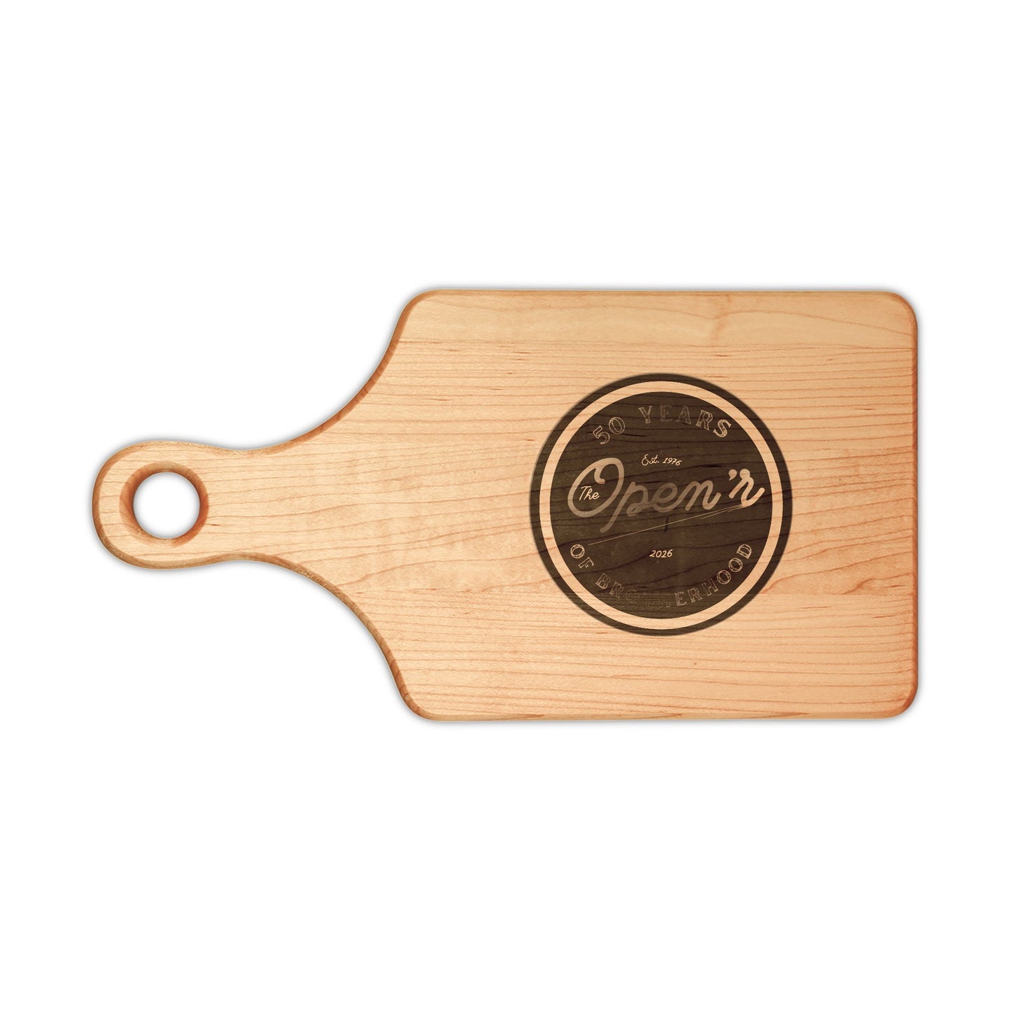 The Open'r  50th Anniversary Wooden Cutting Board