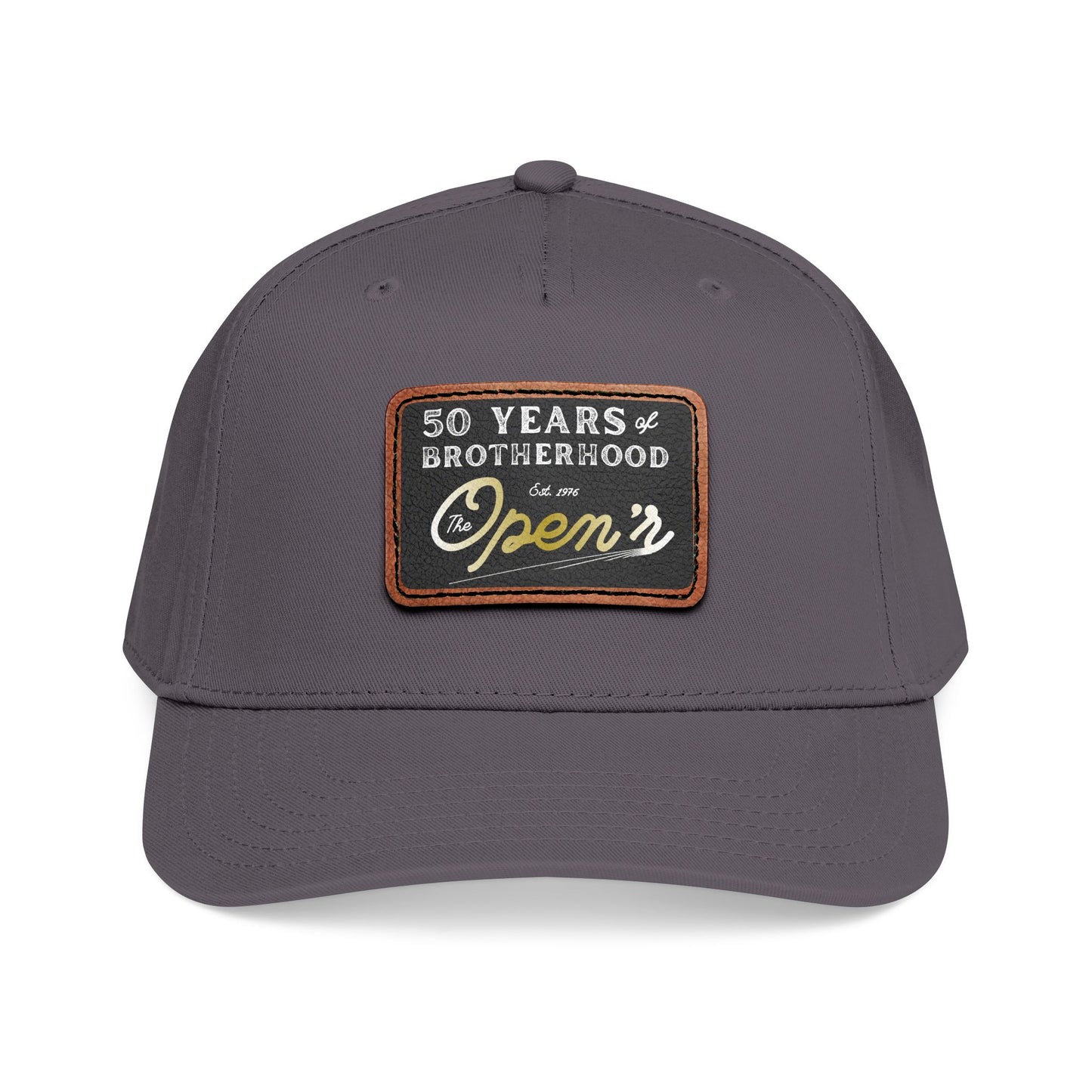 The Open'r 50 Year Anniversary Leather Patch hat