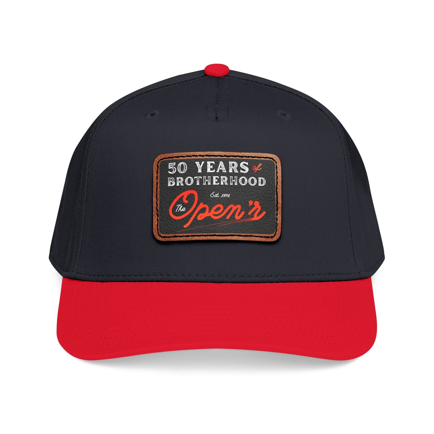 The Open'r 50 Year Anniversary Leather Patch hat