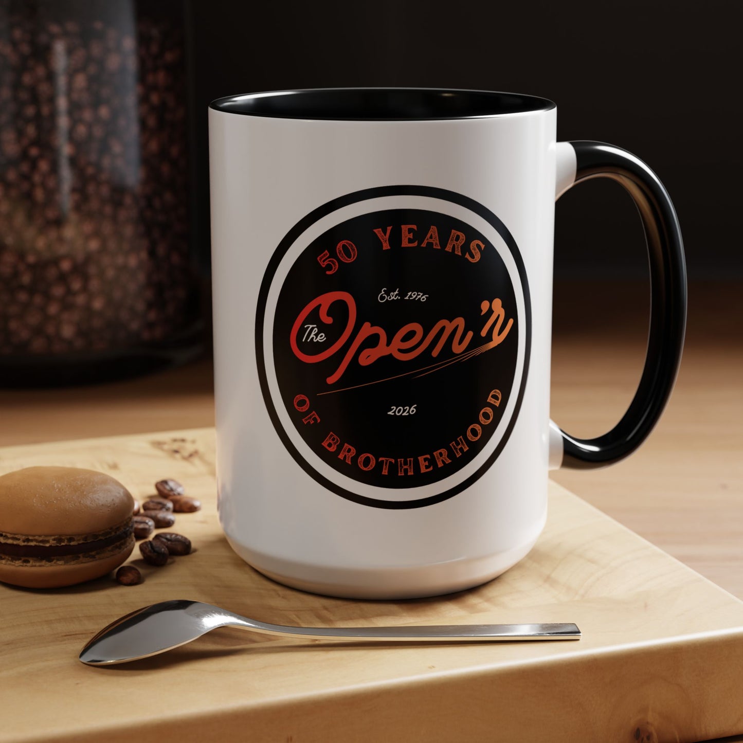 The Open'r 50 Year Anniversary 2-Tone Ceramic Mug