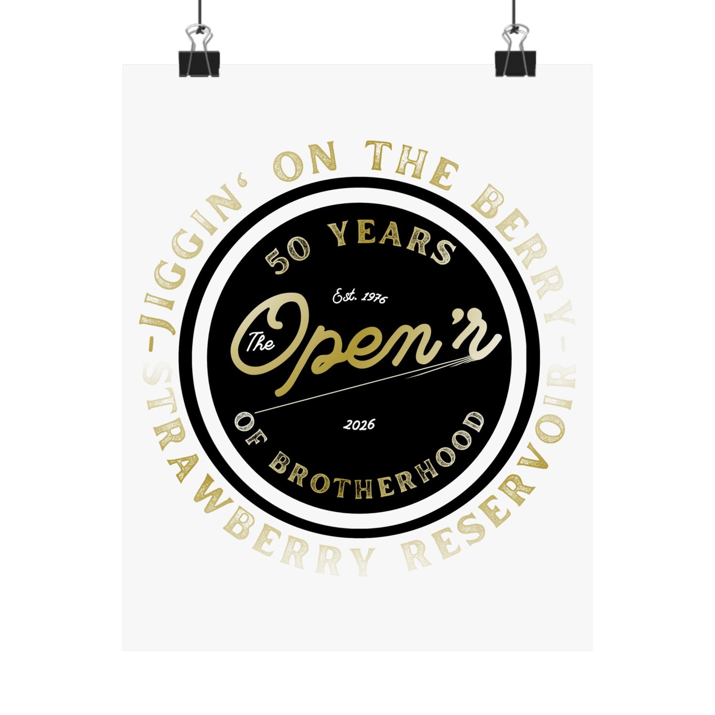 The Open'r 50 Years of Brotherhood 8" x 10" Poster