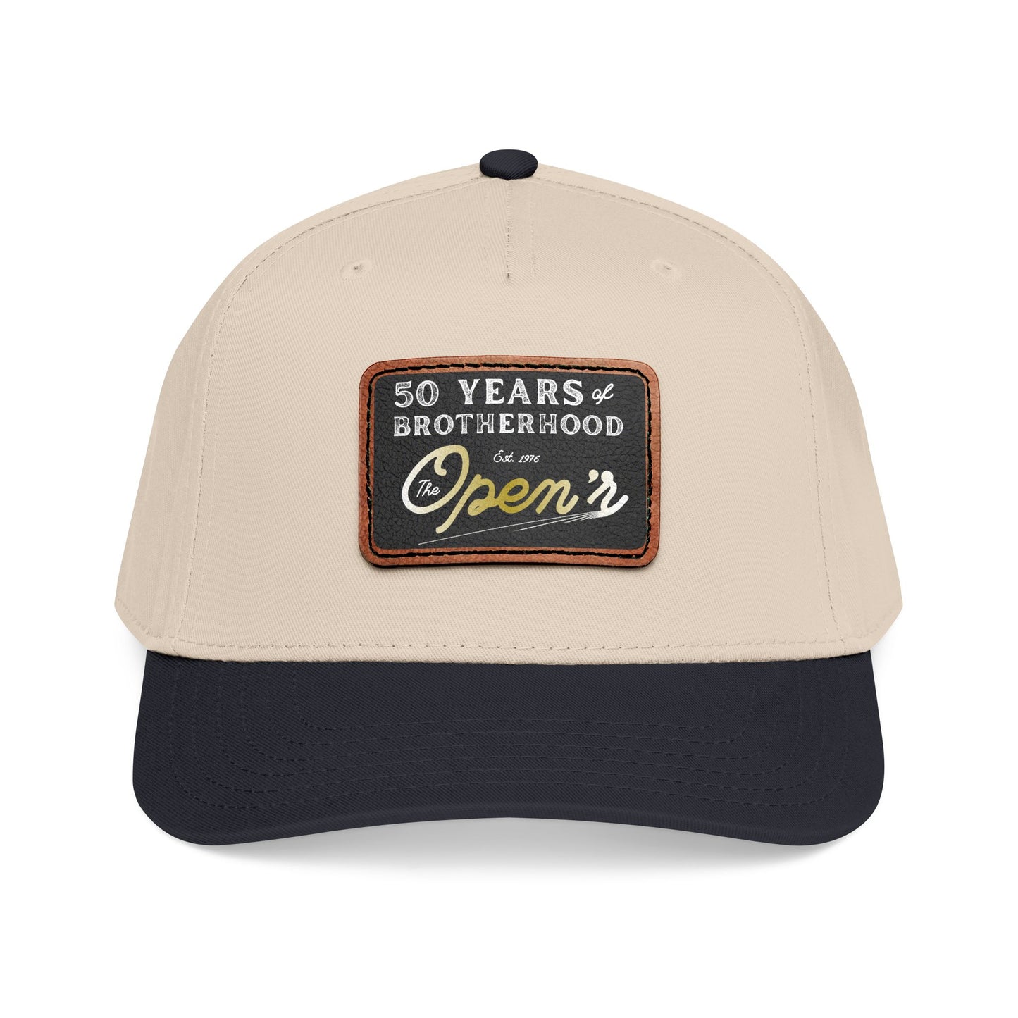 The Open'r 50 Year Anniversary Leather Patch hat
