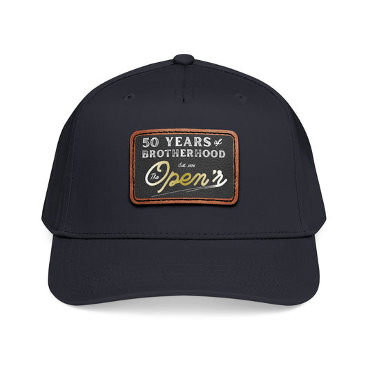 The Open'r 50 Year Anniversary Leather Patch hat