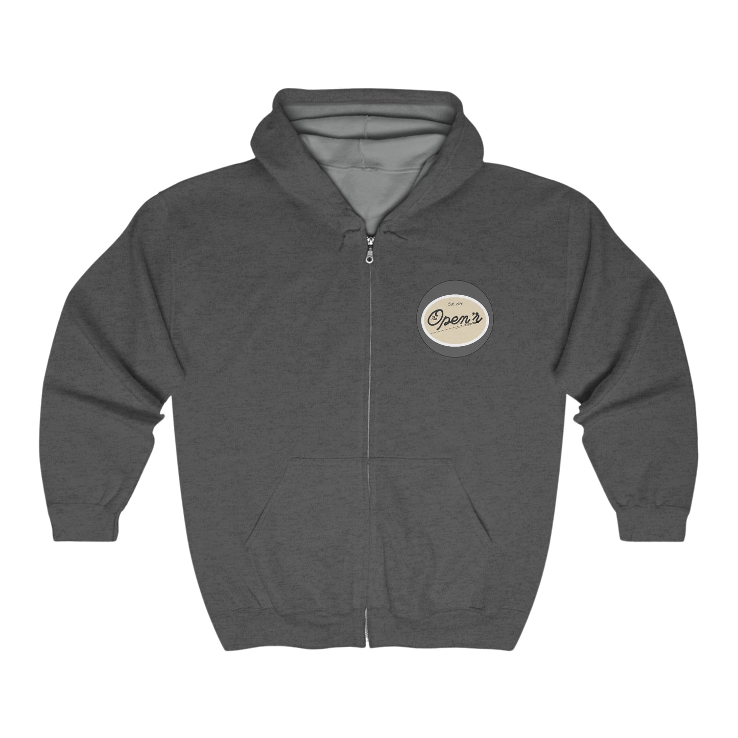 Unisex Heavy Blend Full Zip Open'r Hooded Sweatshirt