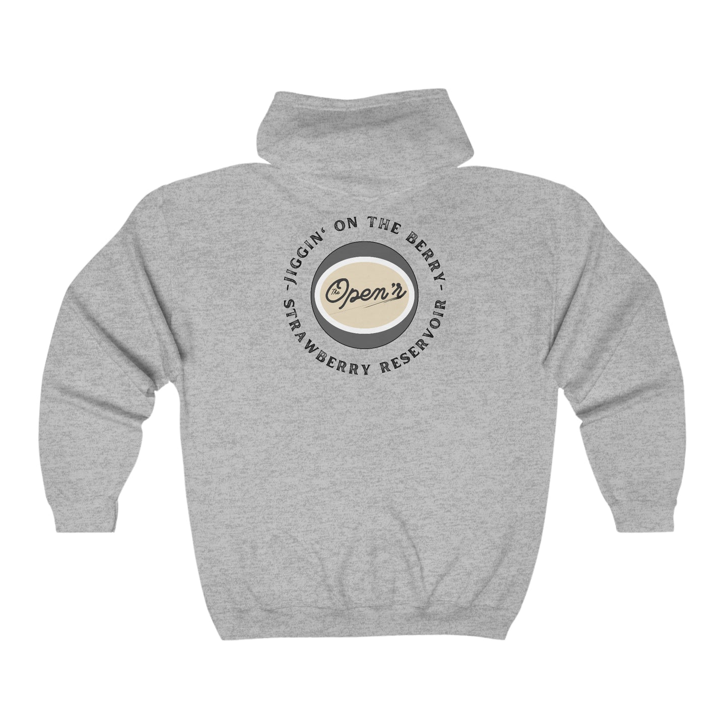 Unisex Heavy Blend Full Zip Open'r Hooded Sweatshirt