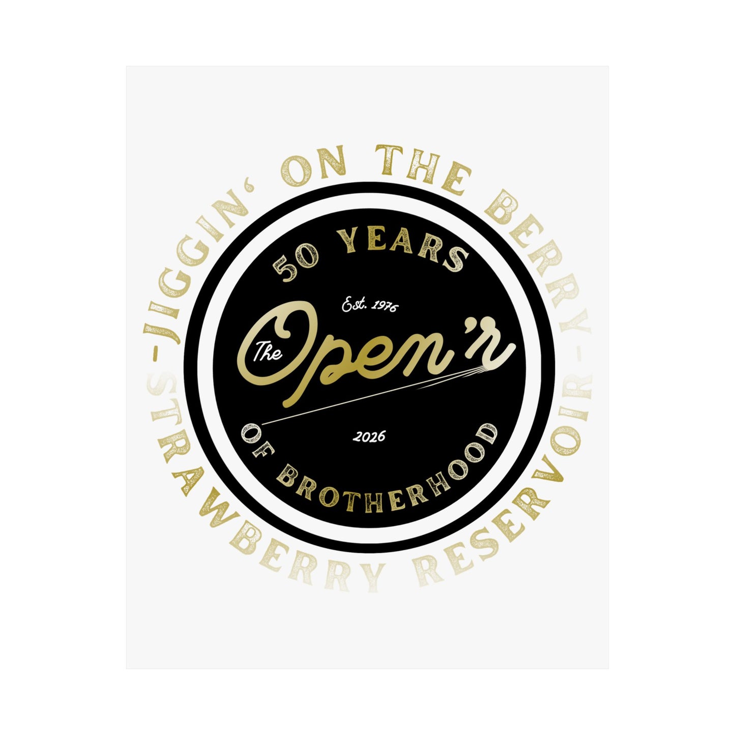 The Open'r 50 Years of Brotherhood 8" x 10" Poster