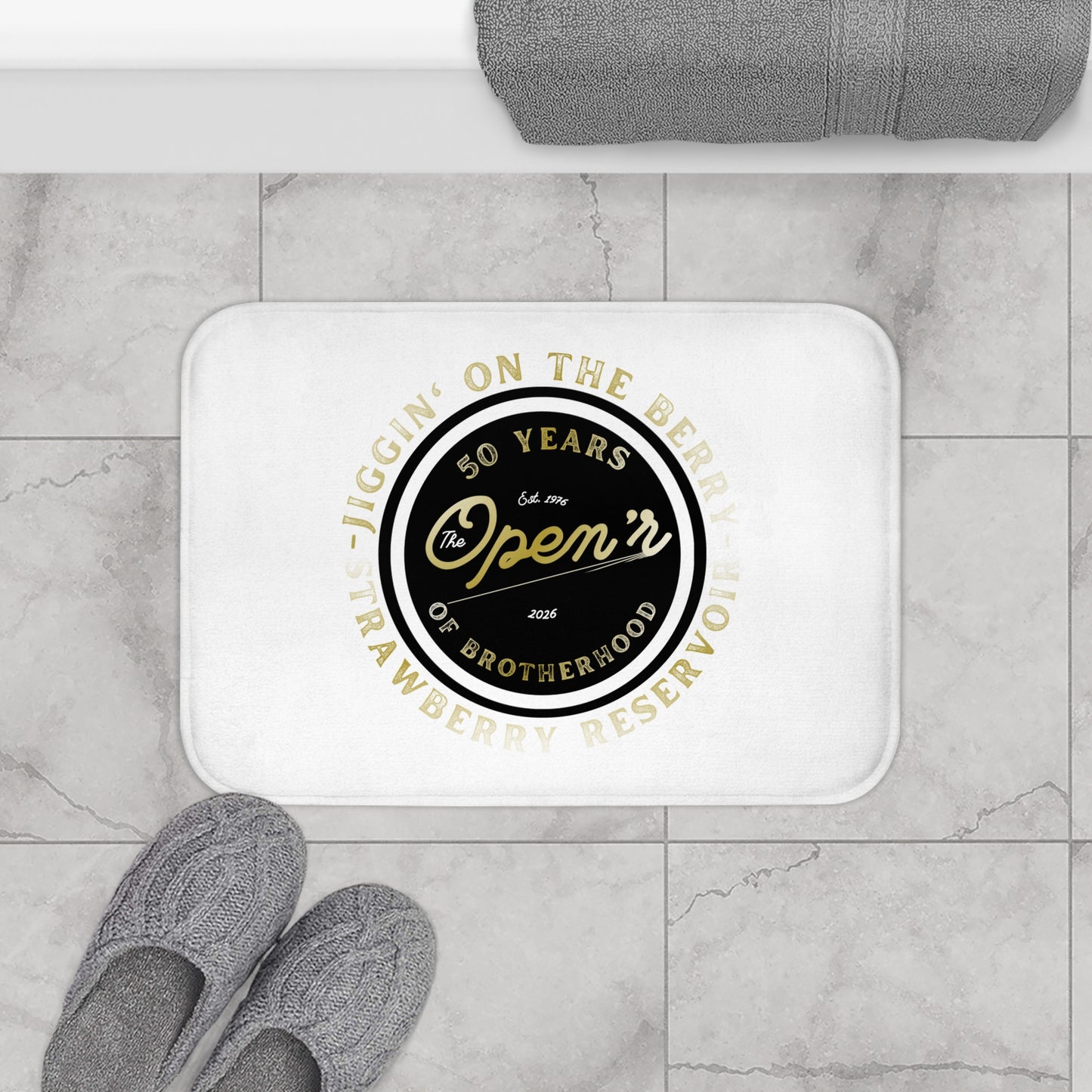 The Open'r 50 Year Anniversary Bath Mat
