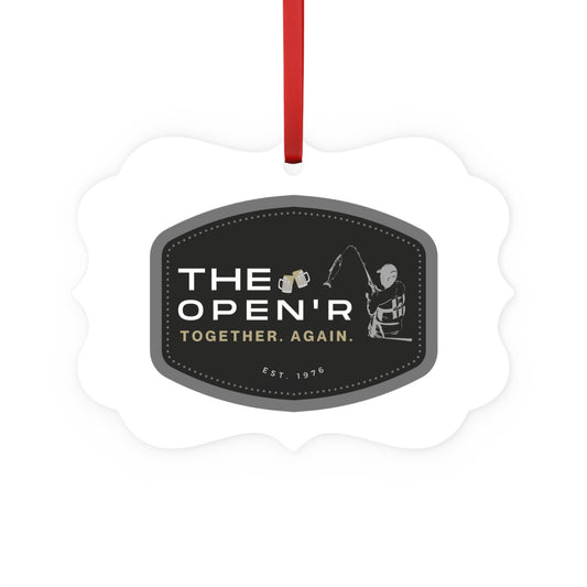 The Open'r Metal Plaque Ornament