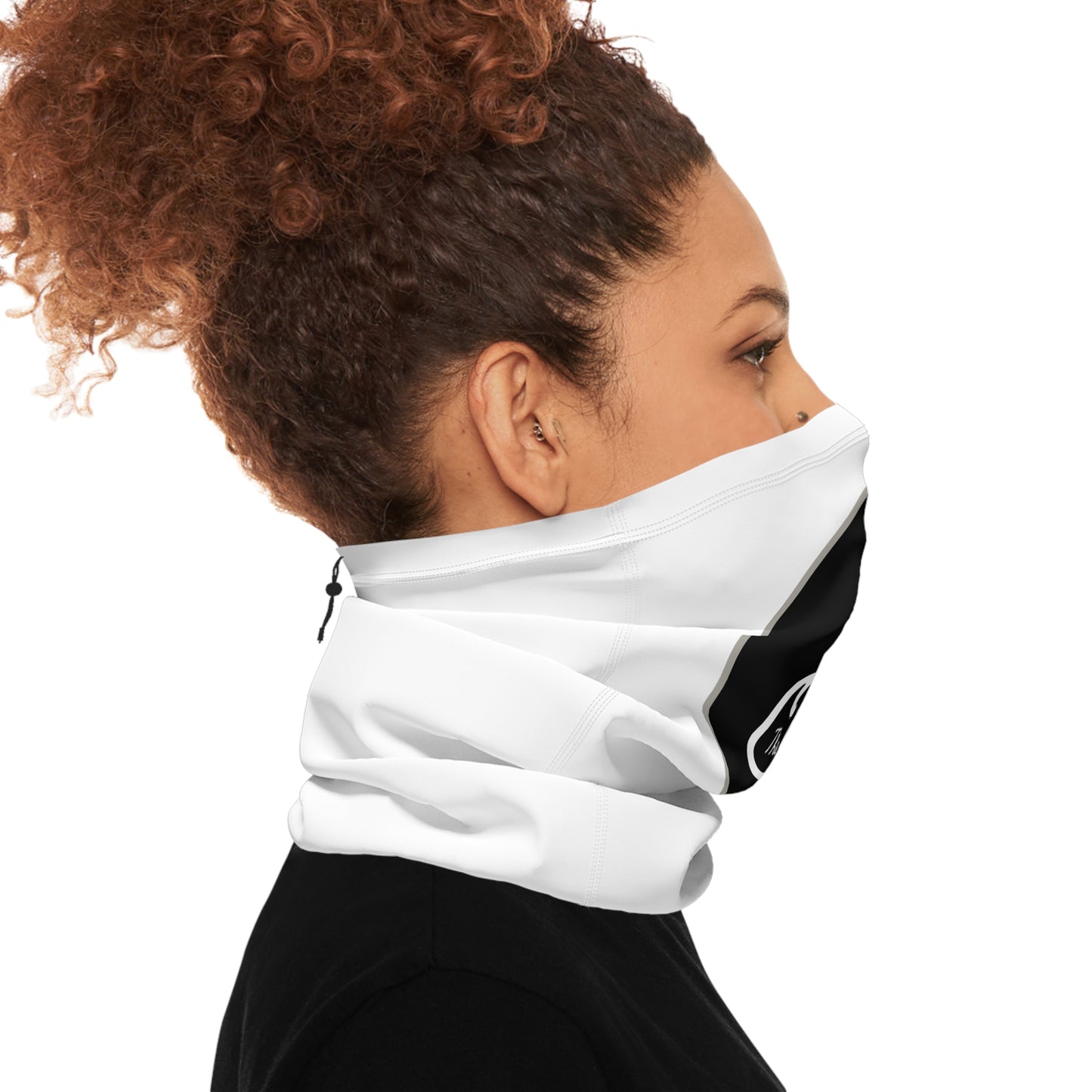 Winter Neck Gaiter With Drawstring